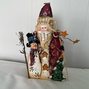 Christmas votive decor